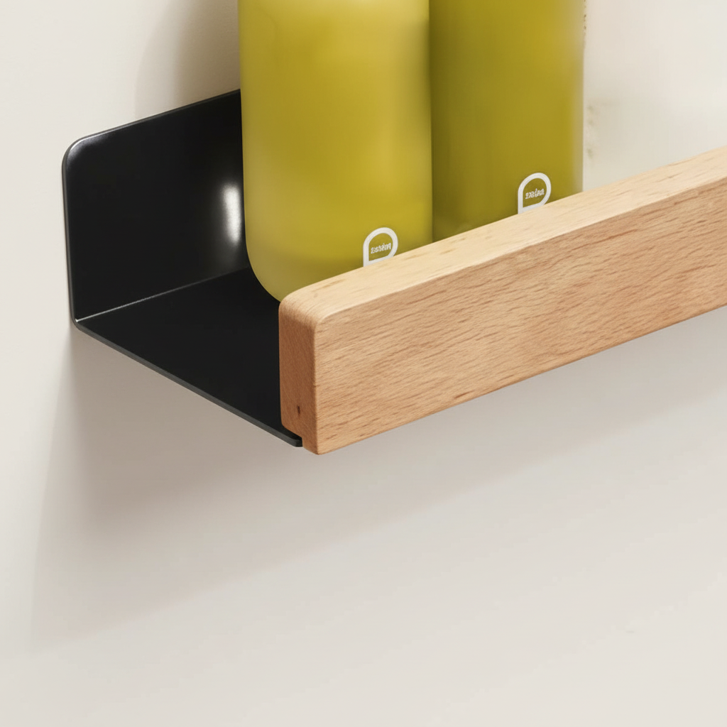 Bore-free Wall Shelf Plastic – Space-Saving, Home Organization