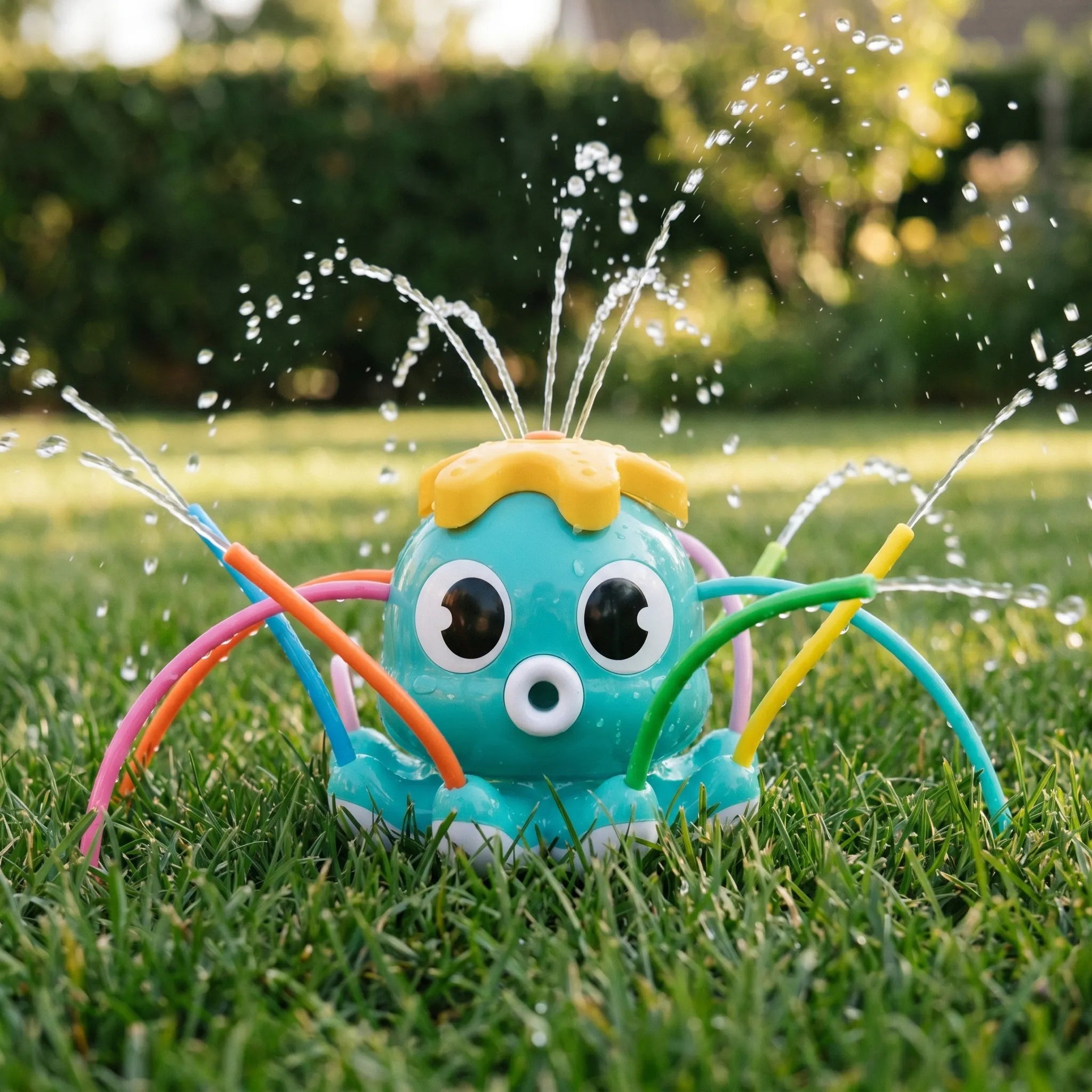Cartoon Octopus Sprinkler – Fun Garden Water Toy, Outdoor Play