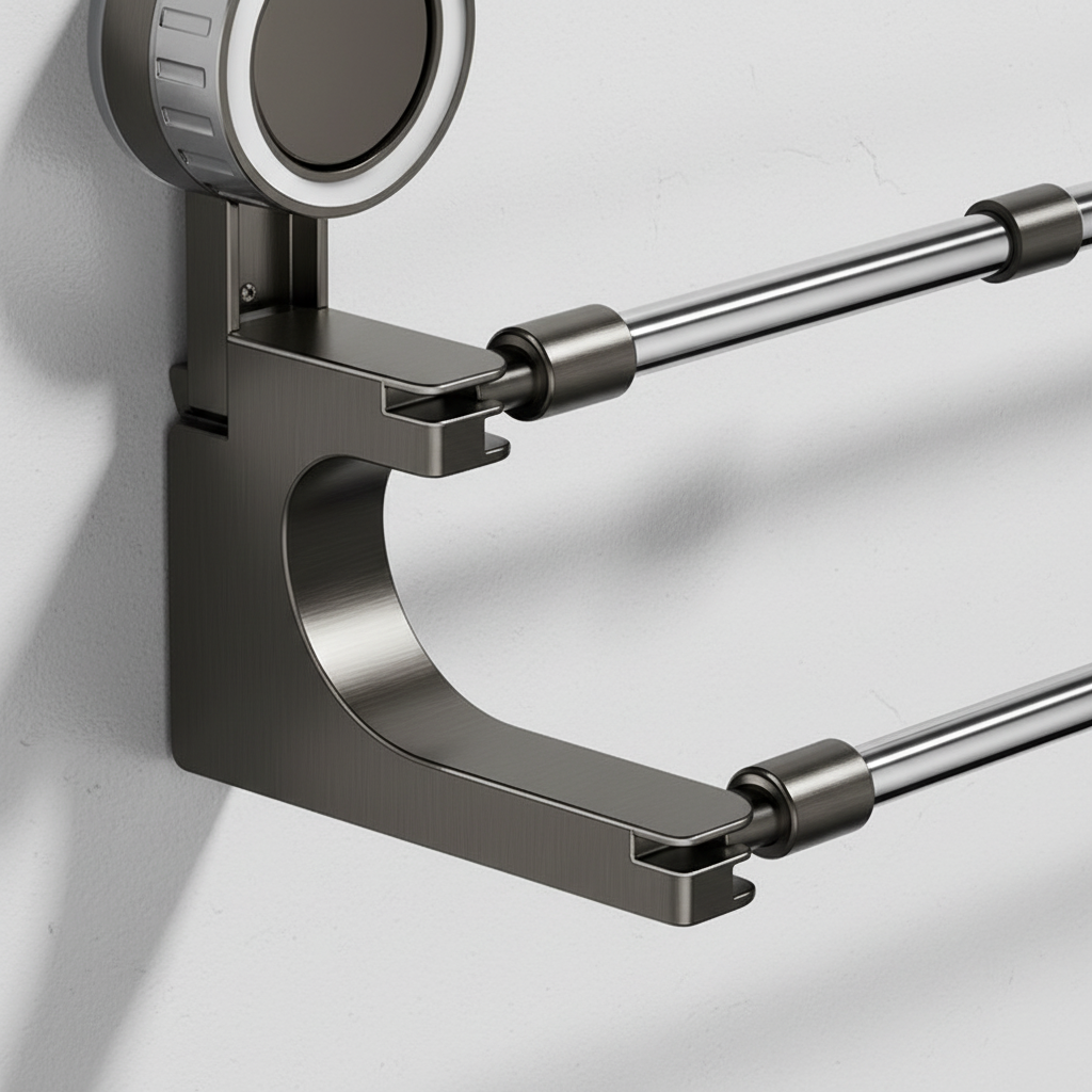 Double Telescope Towel Rail – Space-Saving, Home Organization