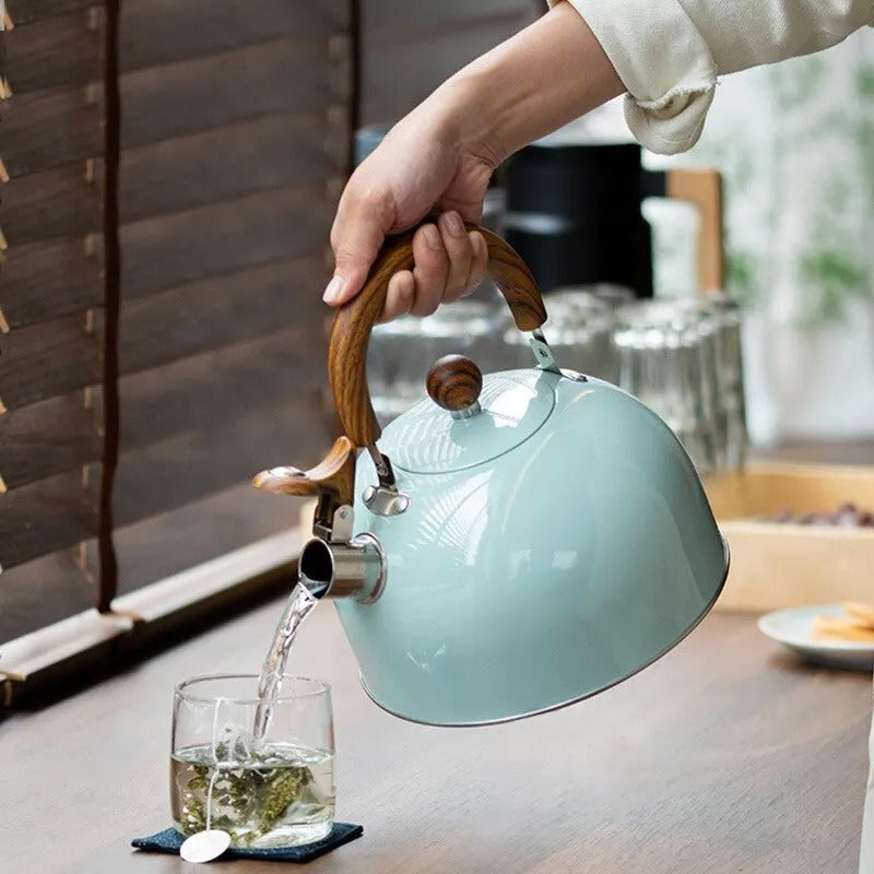 Edelstahl Wasserkocher mit Pfeife – Küche, Geschenk