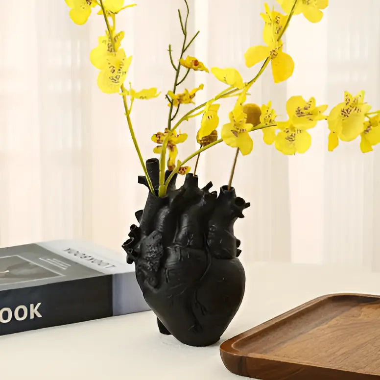 Heart-Shaped Vase – Greek-Inspired Home Decor, Gift Idea