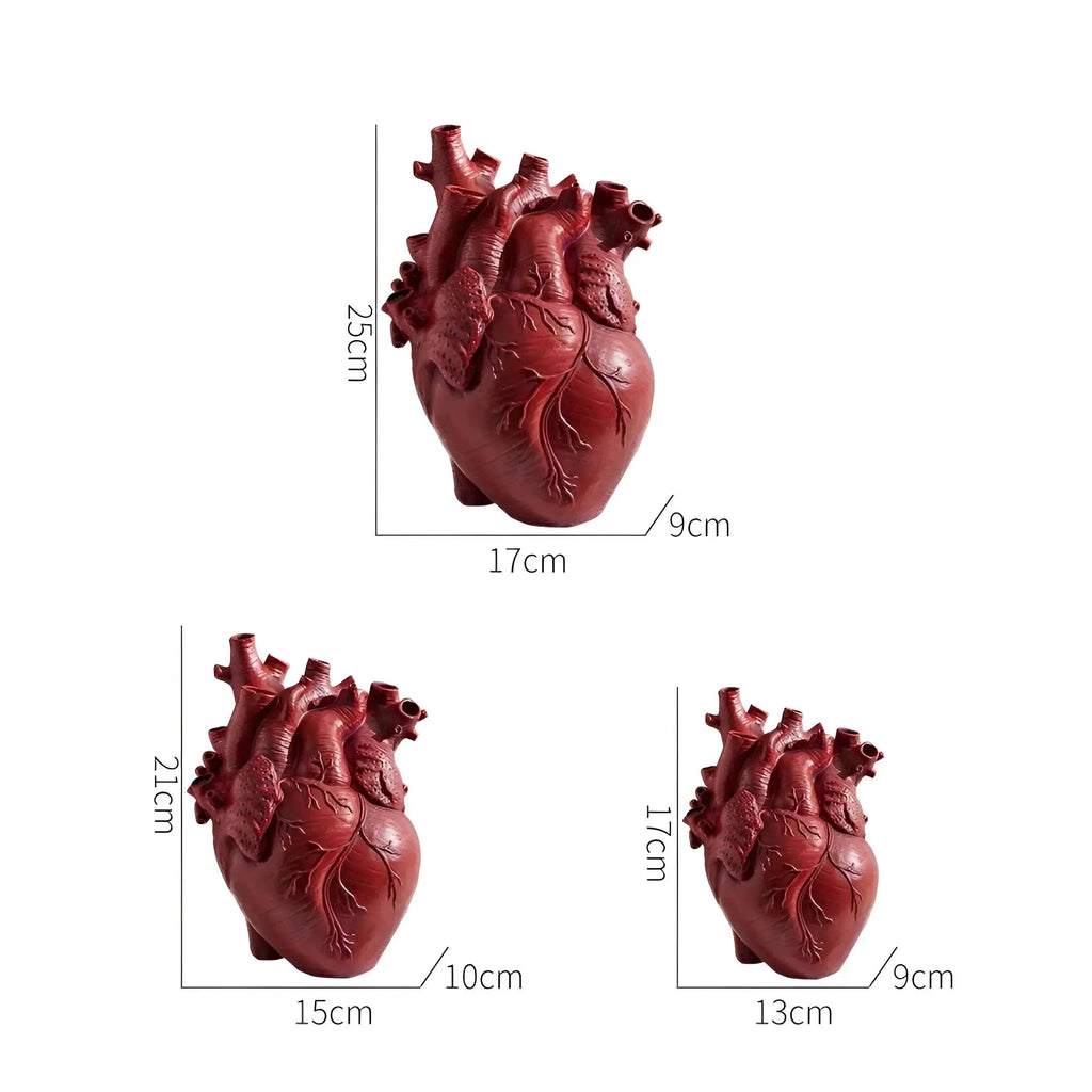 Heart-Shaped Vase – Greek-Inspired Home Decor, Gift Idea