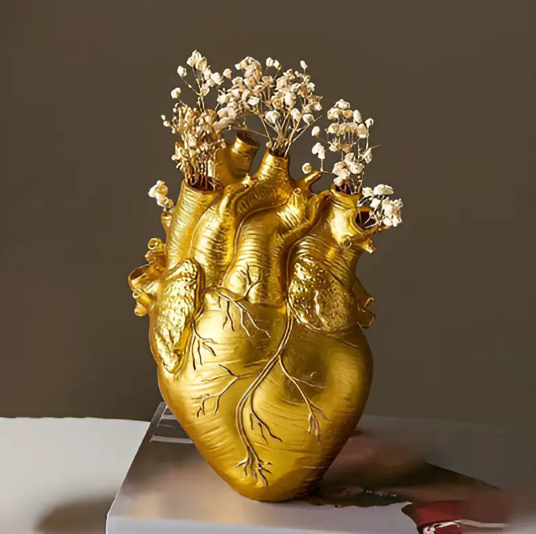 Heart-Shaped Vase – Greek-Inspired Home Decor, Gift Idea