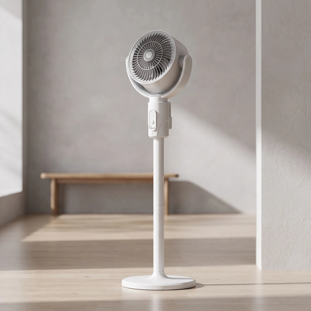 Height-Adjustable Pedestal Fan – Home Office, Cooling