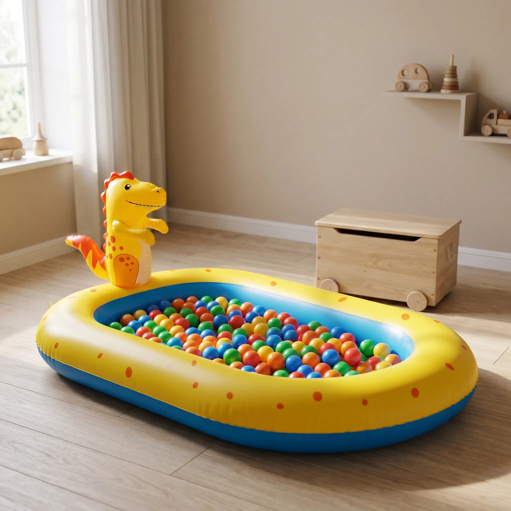 Inflatable Dinosaur Pool – Fun for Kids, Summer Backyard Activities