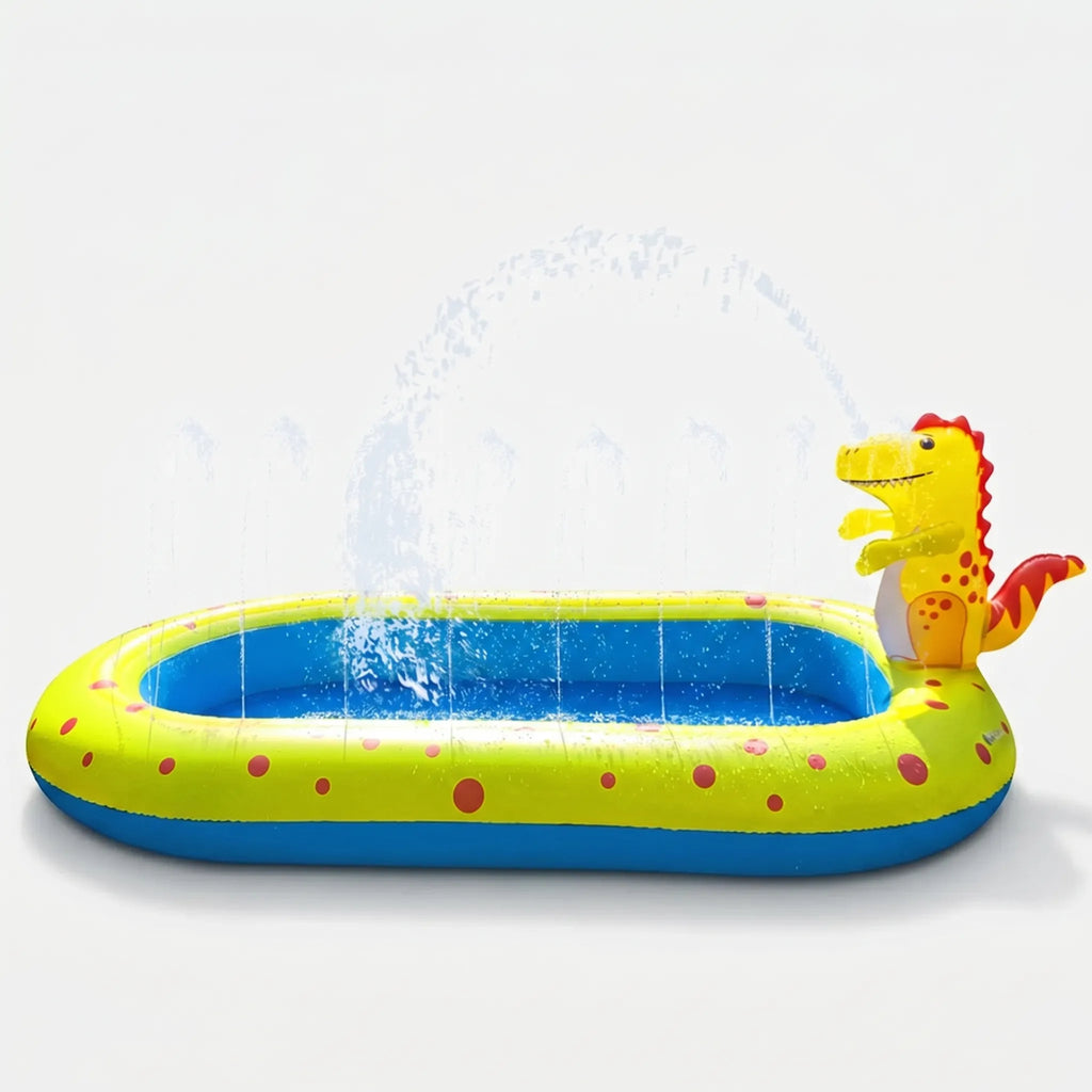 Inflatable Dinosaur Pool – Fun for Kids, Summer Backyard Activities