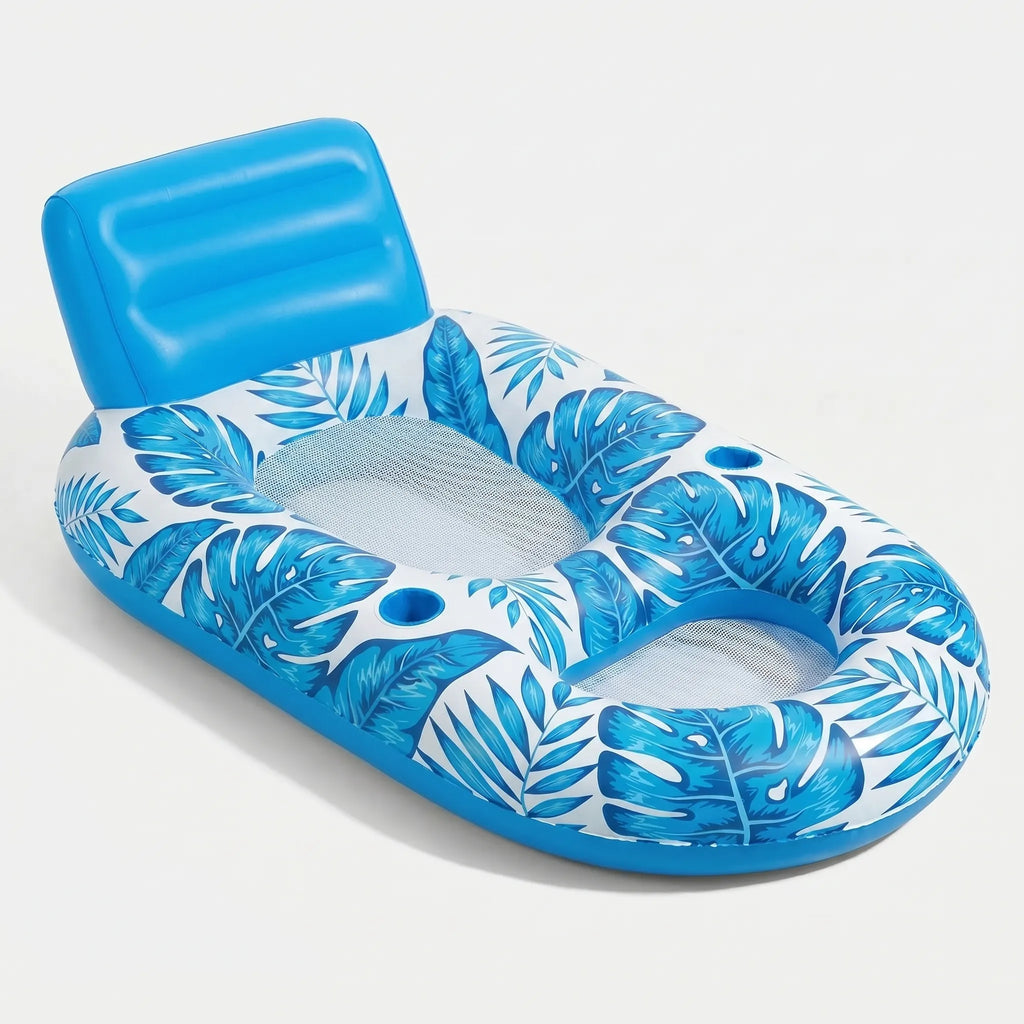 Inflatable Pool Lounger – Relaxing in the Sun, Floating Fun