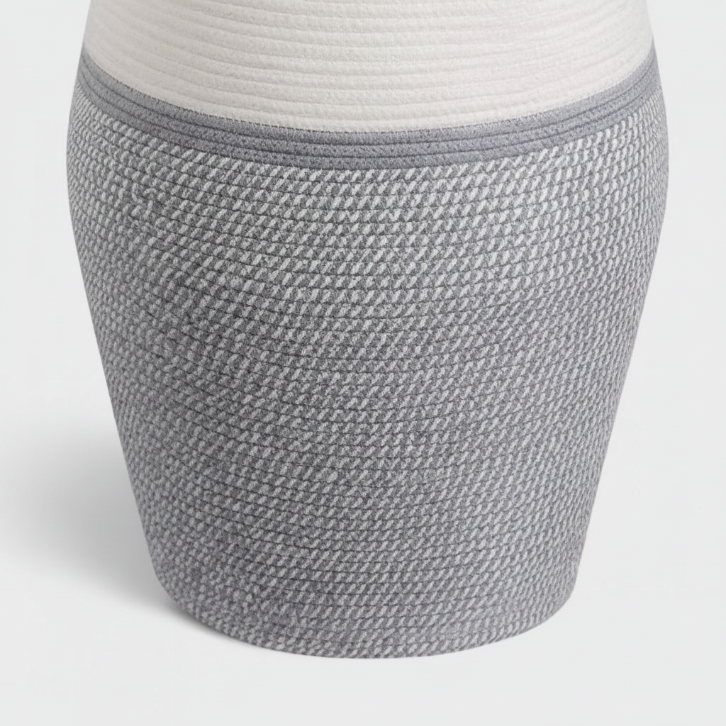 Large Woven Laundry Basket – Space-Saving, Home Organization