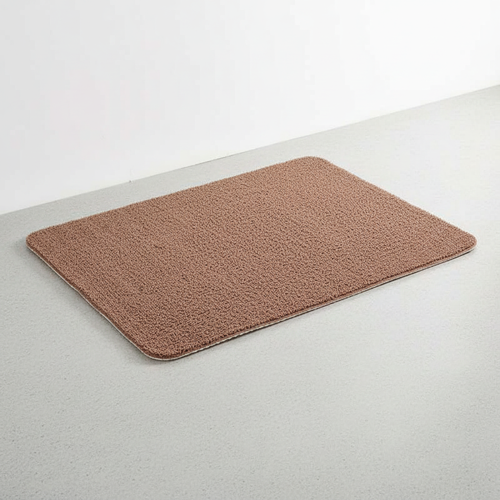Loofah Bath Mat – Soft Material, Non-Slip – Bathroom, Home Decor