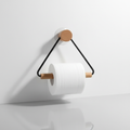 Minimalist Metal Wooden Holder Set – Bathroom Organization, Home Decor