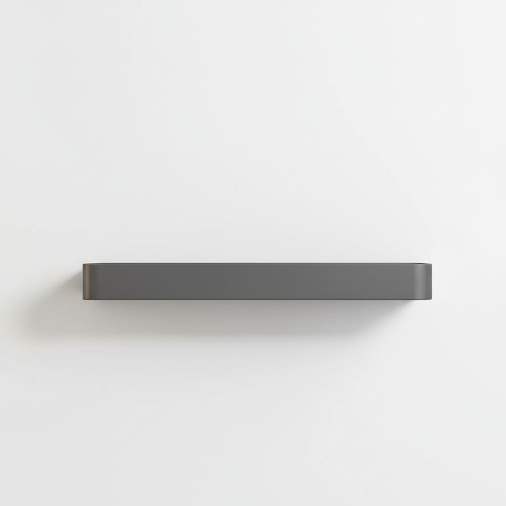 Modern Shelf - Matt Grey Finish – Home Organization, Space-Saving