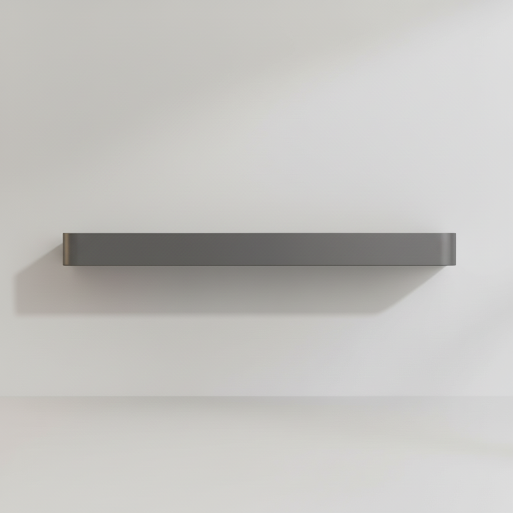 Modern Shelf - Matt Grey Finish – Home Organization, Space-Saving