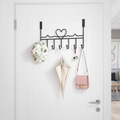 OverMount Metal Wardrobe Hook for Door Hanging – Space-Saving, Home Organization