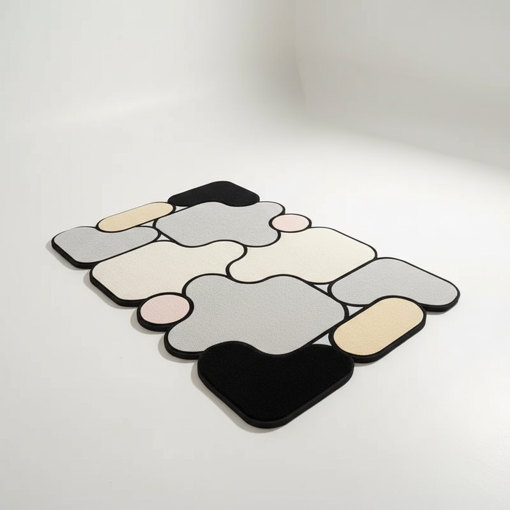 Padded Bath Mat - Knitted, Diatom Material – Bathroom, Home Decor