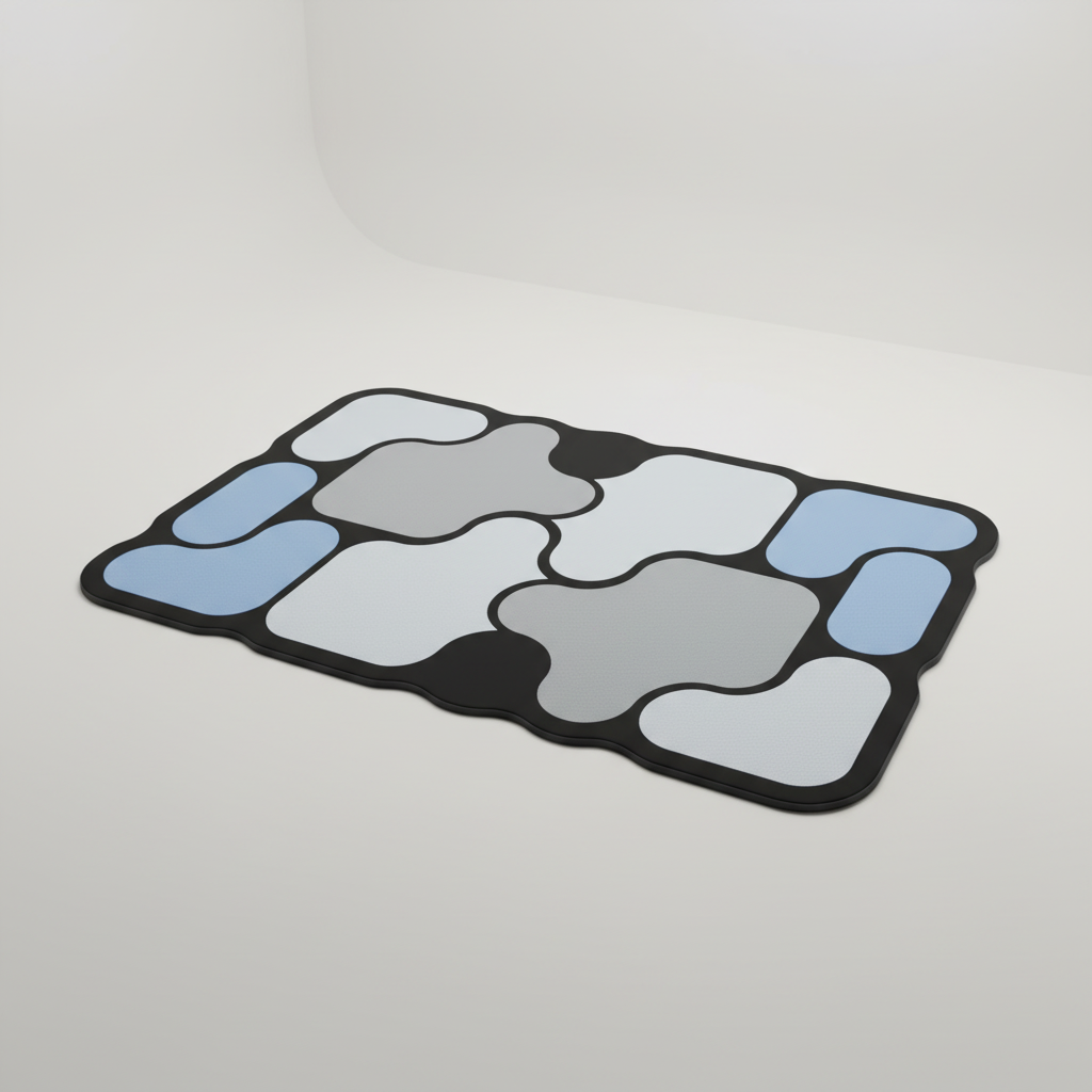 Padded Bath Mat - Knitted, Diatom Material – Bathroom, Home Decor
