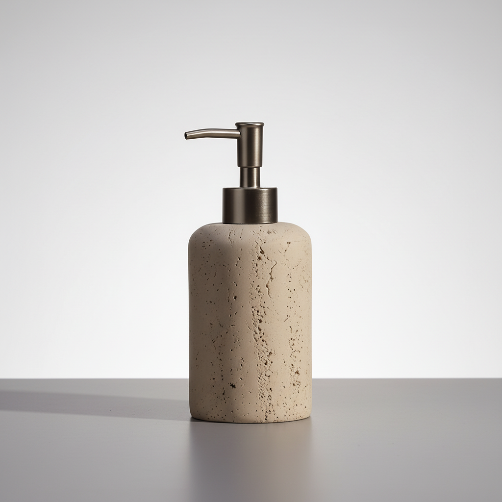 Resin Soap Dispenser with Stainless Steel Pump – Kitchen, Home Decor