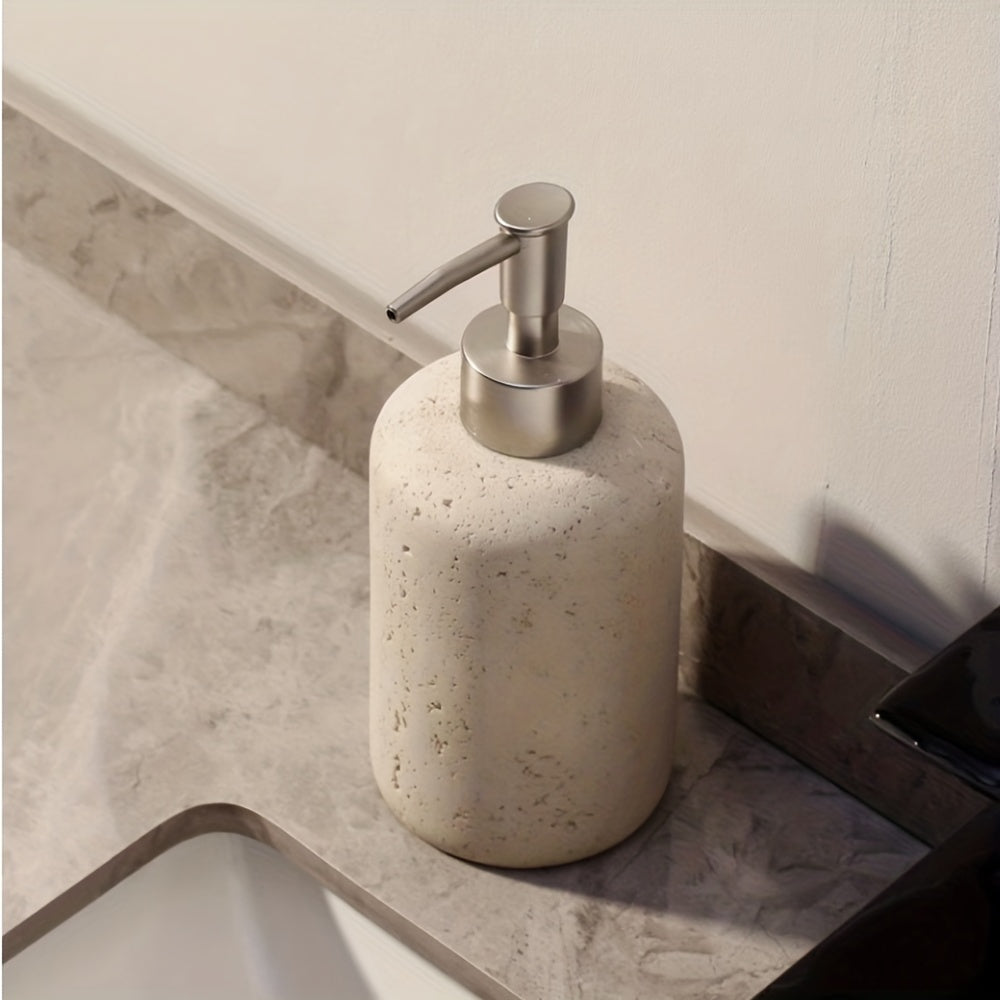 Resin Soap Dispenser with Stainless Steel Pump – Kitchen, Home Decor