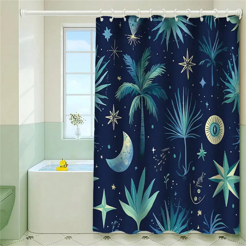 Shower Curtain Soft Fabric – Bathroom Decor, Easy Clean