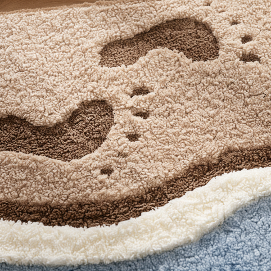 Soft Plush Bathroom Floor Mat – Cozy Home Decor, Non-Slip Design