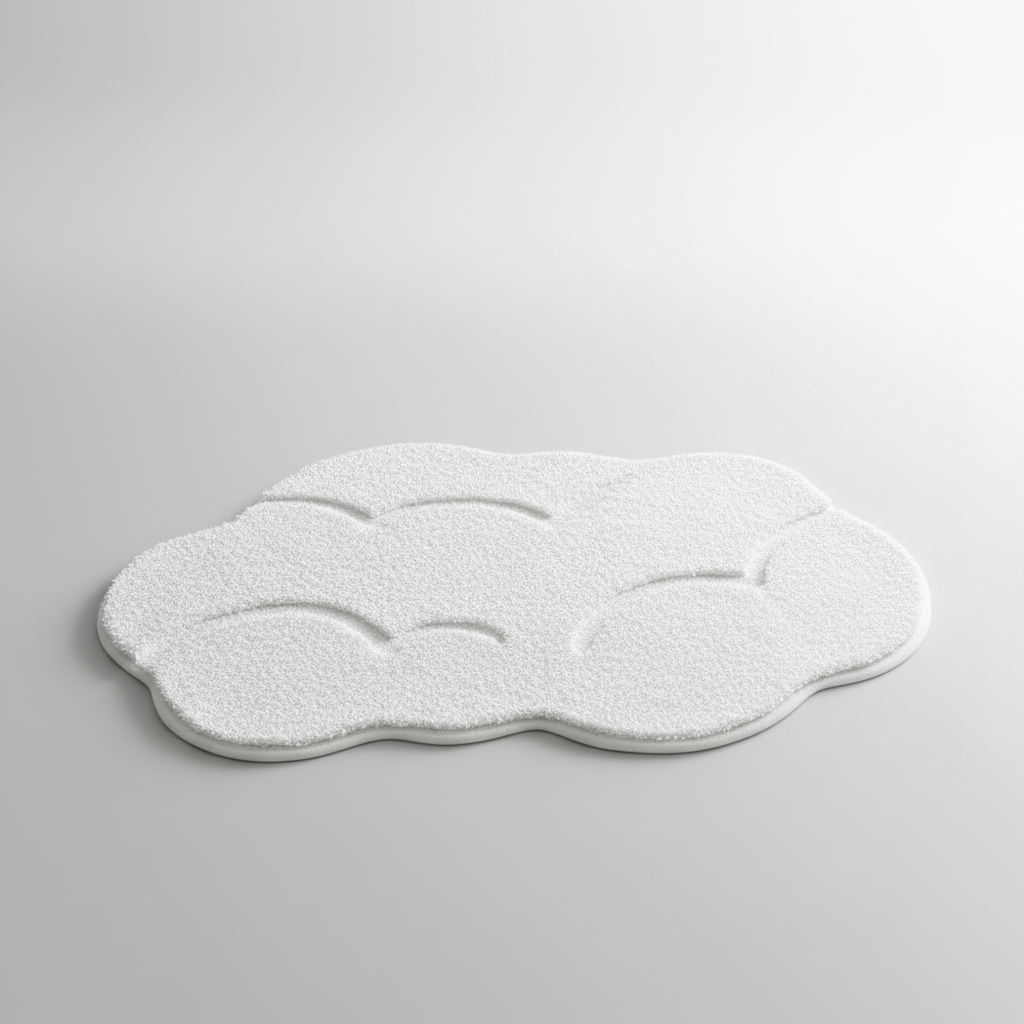 Soft Plush Bathroom Floor Mat – Cozy Home Decor, Non-Slip Design