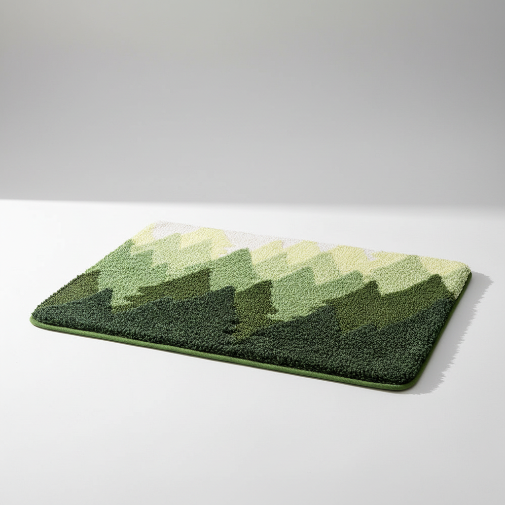 Soft Plush Bathroom Floor Mat – Cozy Home Decor, Non-Slip Design