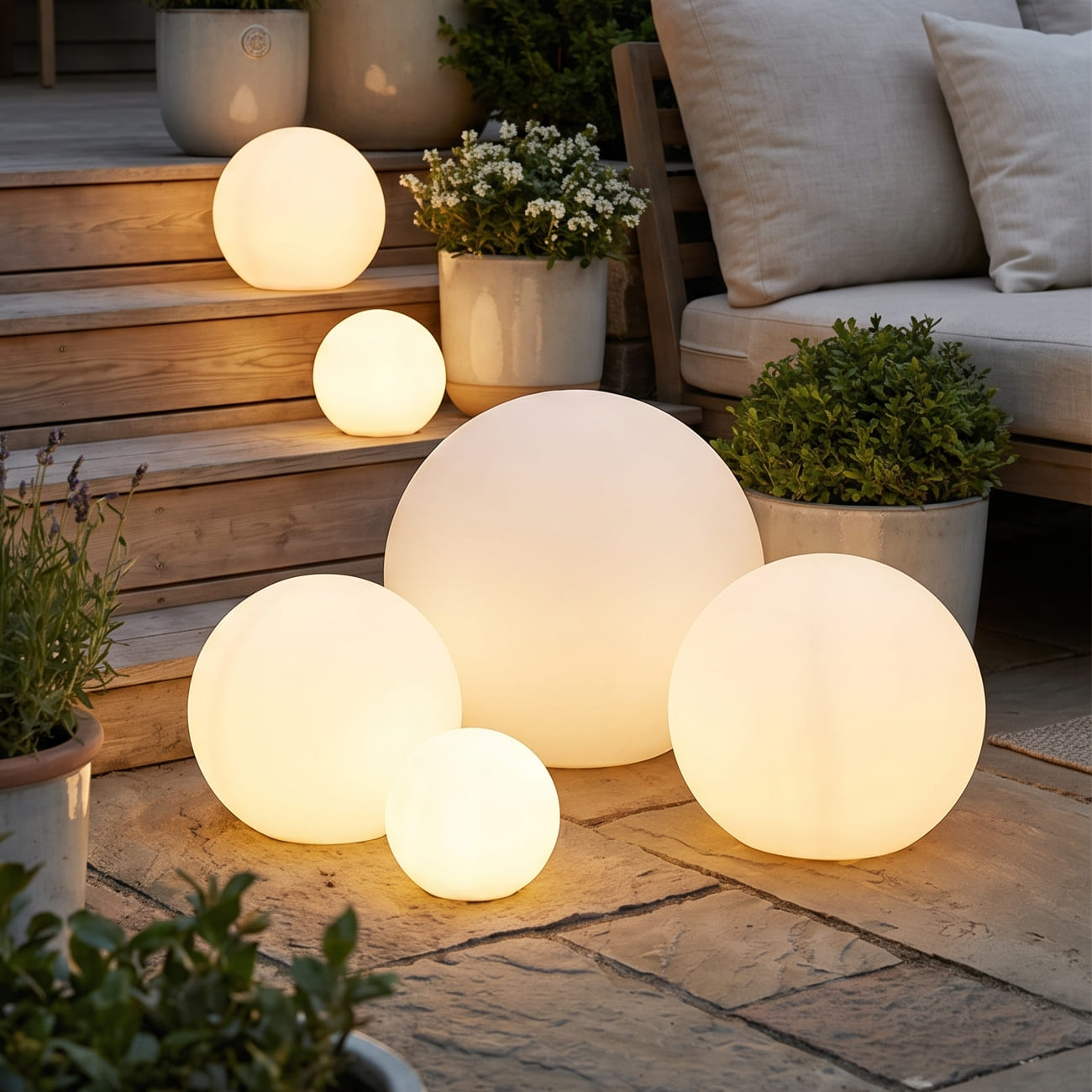 Spherical Garden Lighting – Outdoor, Patio