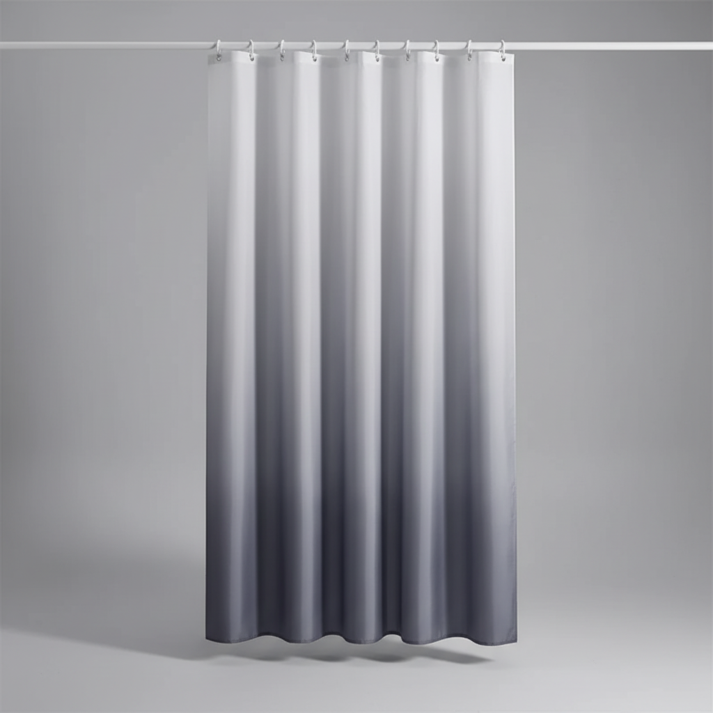 Thickened Polyester Shower Curtain in Aqua – Bathroom, Home Decor