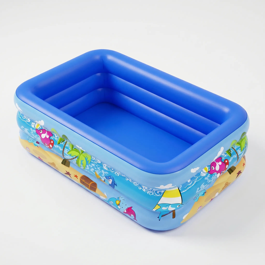 Three-Tier Inflatable Pool – Summer Fun, Backyard Relaxation