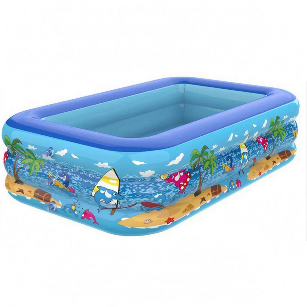 Three-Tier Inflatable Pool – Summer Fun, Backyard Relaxation