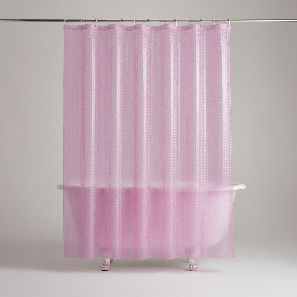 Transparent Shower Curtain EVA – Bathroom, Home Décor