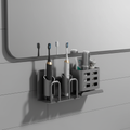 Wall-Mounted Aluminium Holder – Space-Saving, Home Organization