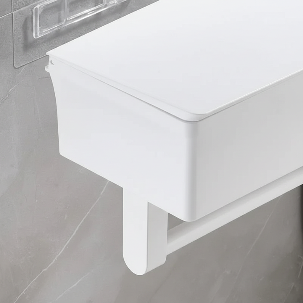 Wall-Mounted Toilet Paper Holder – Space-Saving, Home Organization