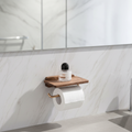 Wall-Mounted Wood Holder – Space-Saving Storage, Home Organization