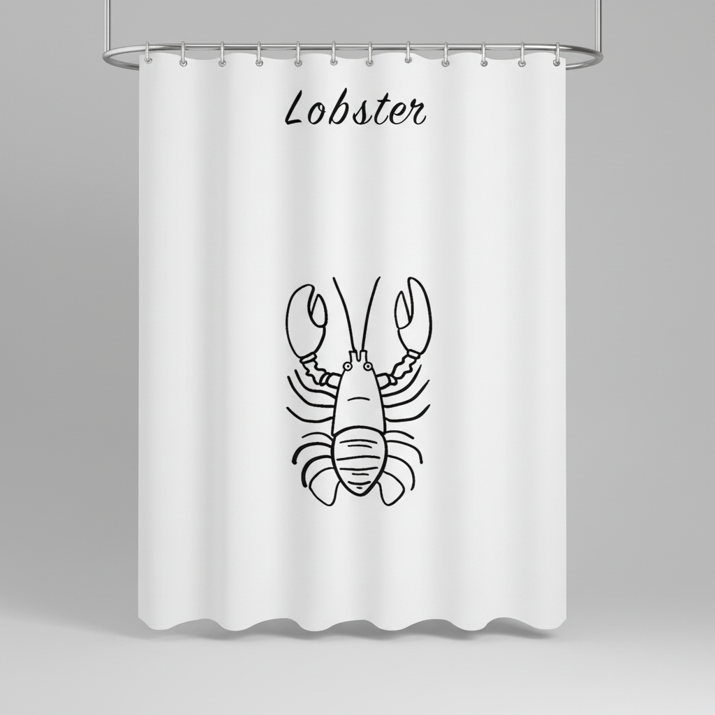 Water-Repellent Shower Curtain – Bathroom, Home Decor