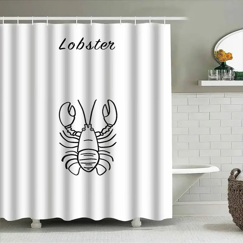 Water-Repellent Shower Curtain – Bathroom, Home Decor