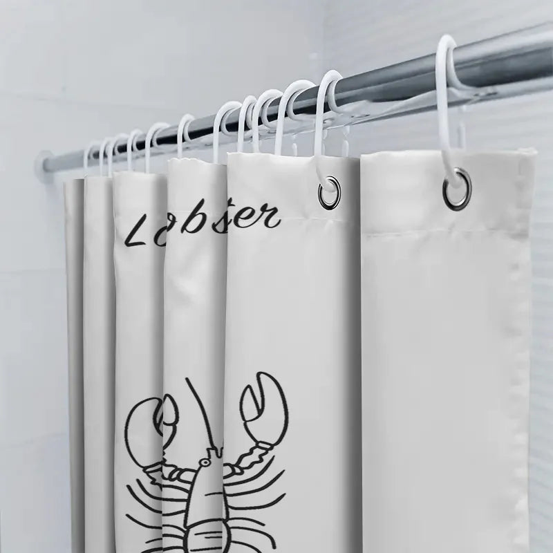Water-Repellent Shower Curtain – Bathroom, Home Decor