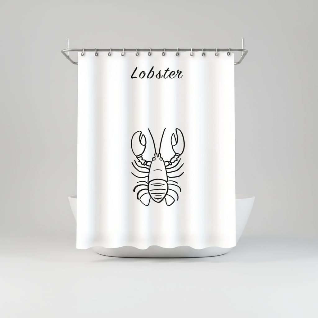 Water-Repellent Shower Curtain – Bathroom, Home Decor