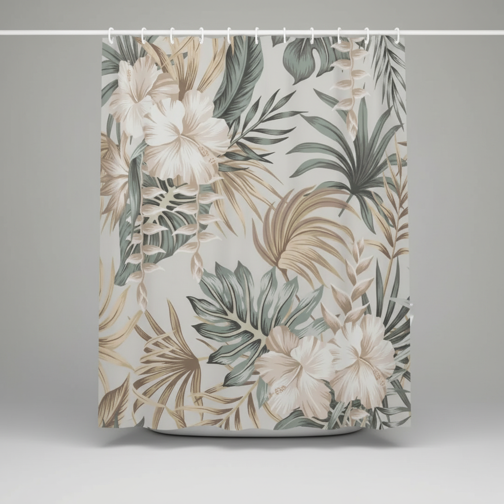 Water-Repellent Shower Curtain Fabric – Bathroom, Home Décor