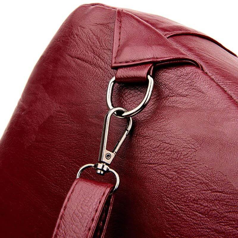 Water-Resistant Leather Backpack for Women – Travel, Everyday Use
