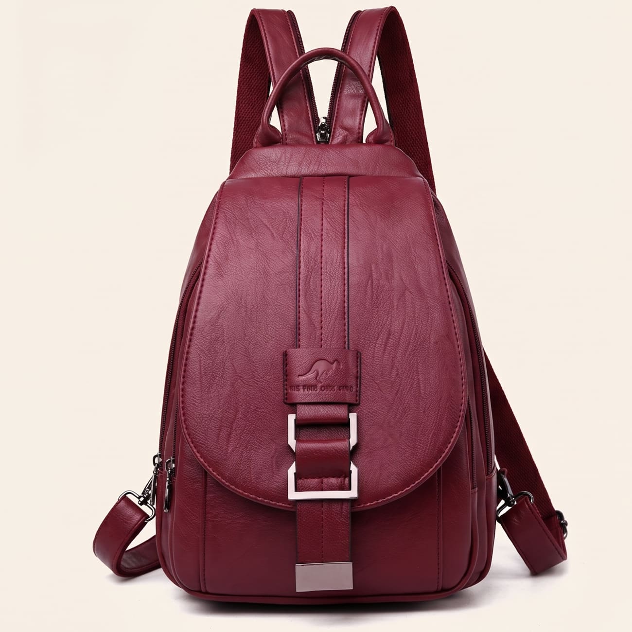 Water-Resistant Leather Backpack for Women – Travel, Everyday Use