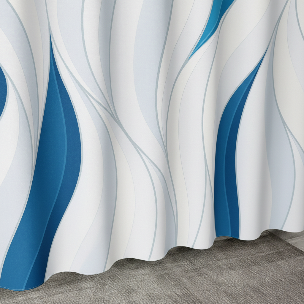Waterproof Shower Curtain – Bathroom Decor, Easy Clean