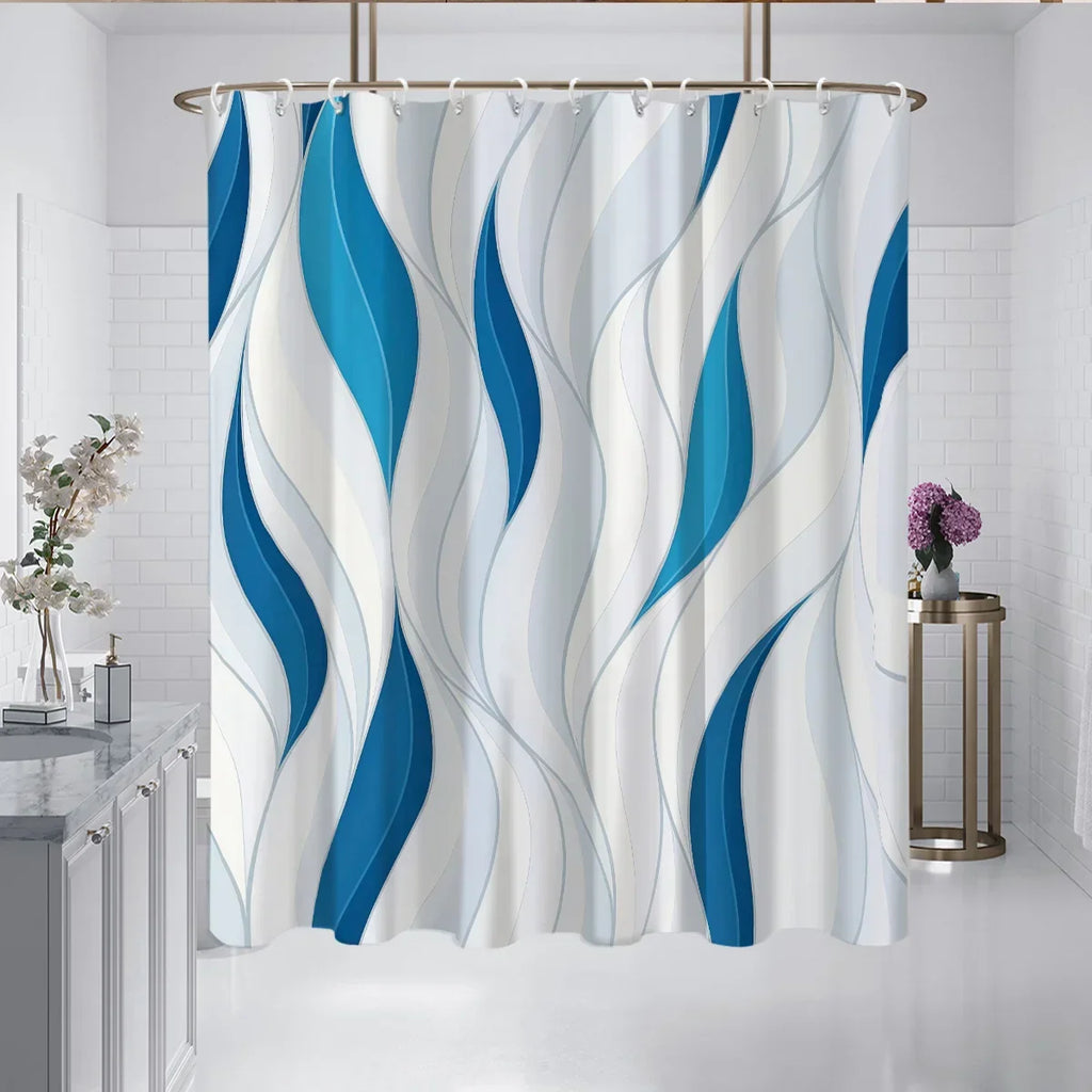 Waterproof Shower Curtain – Bathroom Decor, Easy Clean