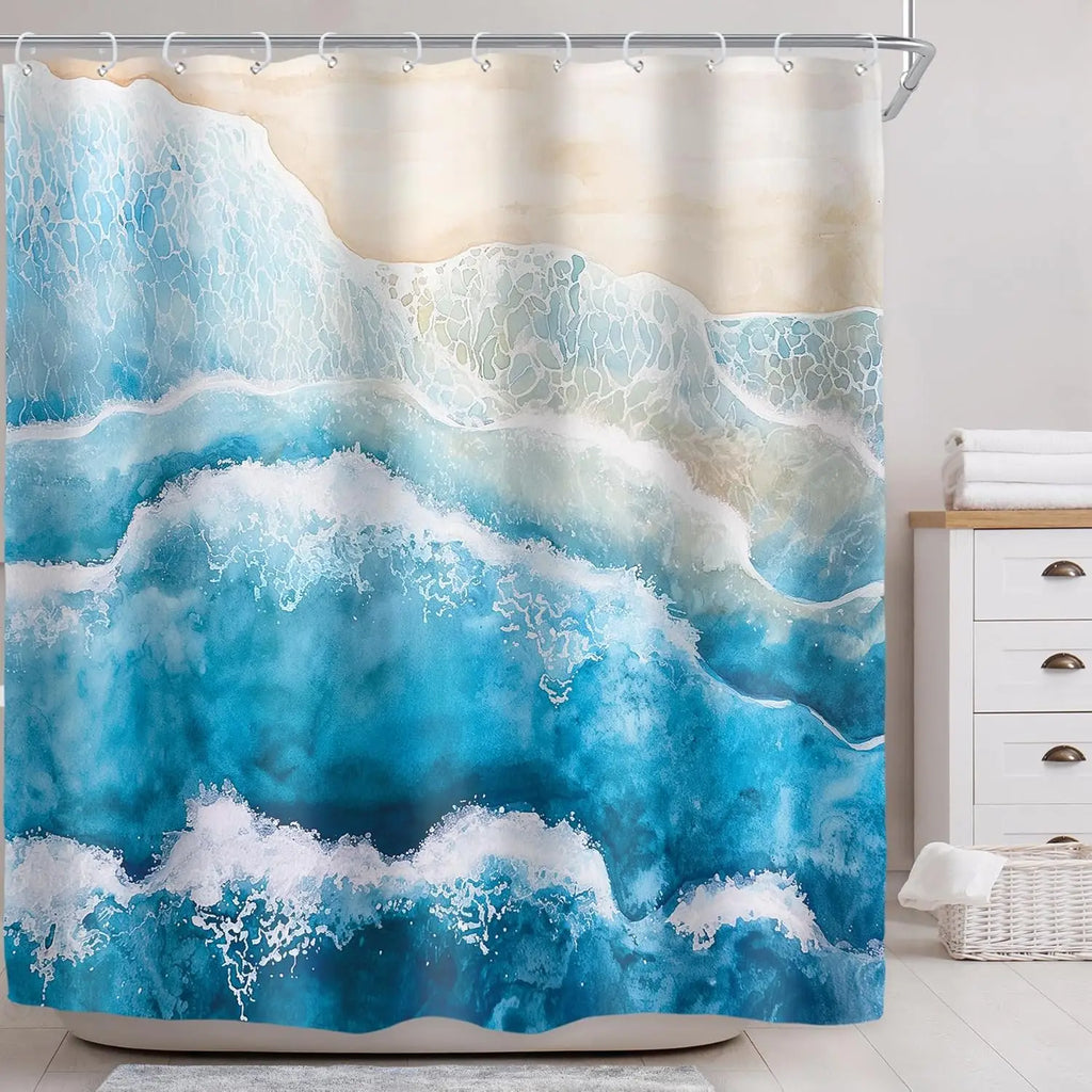 Waterproof Shower Curtain - Polyester Material, Stylish Design – Bathroom, Home Decor