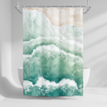 Waterproof Shower Curtain - Polyester Material, Stylish Design – Bathroom, Home Decor