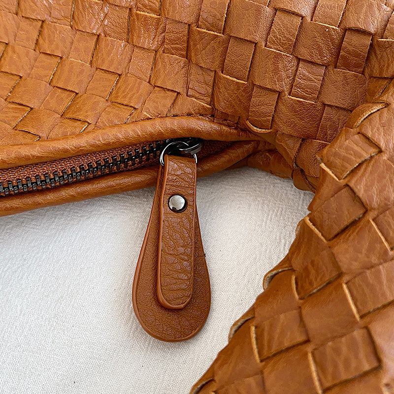 Woven Shoulder Bag - Camille, Stylish Design, Durable Material – Everyday Use, Casual Outings