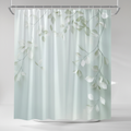 Woven Shower Curtain Polyester – Bathroom, Home Décor